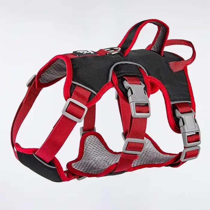 Harnais de gilet pour chien de compagnie Durable, antidéflagrant, pour grands chiens, collier réfléc