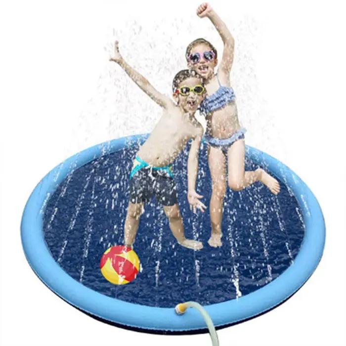 Piscine gonflable pour animaux de compagnie d'été, arroseur d'eau, jeu de polymères refroidissants, 