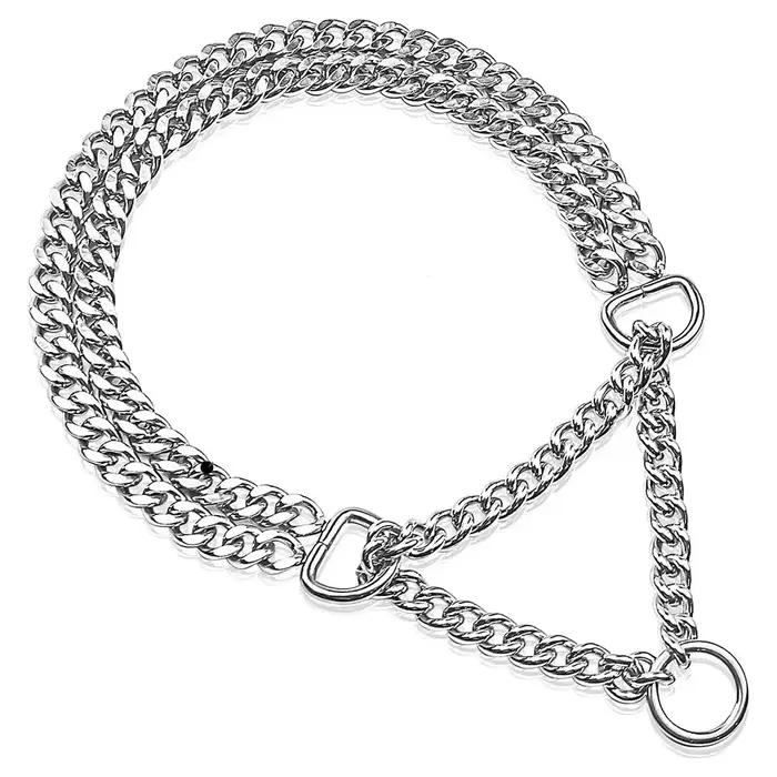 Collier de pincement Martingale en métal pour animaux de compagnie pour chiens collier de chien régl