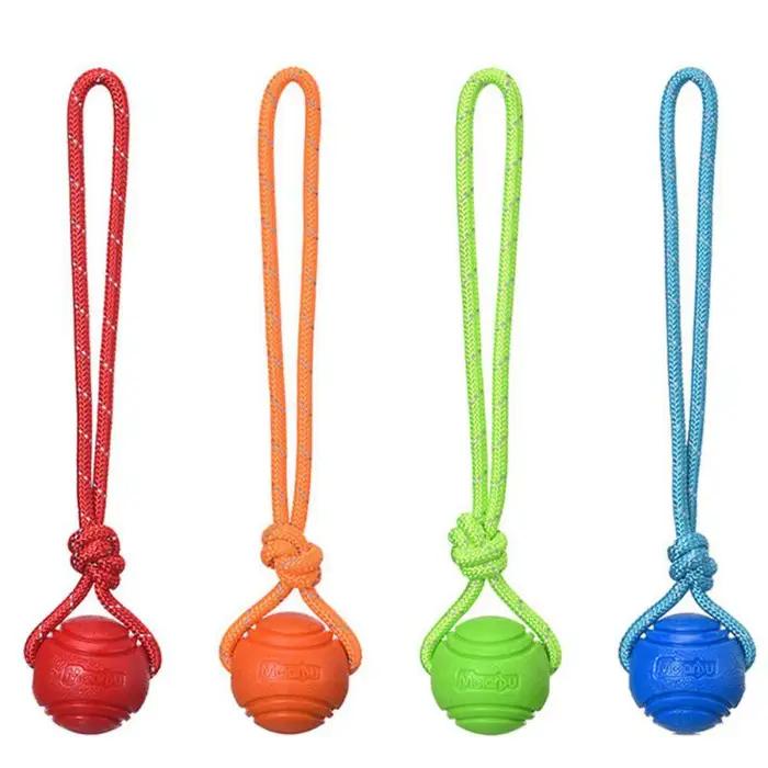 Jouets de balle pour chien, balle en caoutchouc gonflable, jouets à mâcher, balle de jouet pour chie