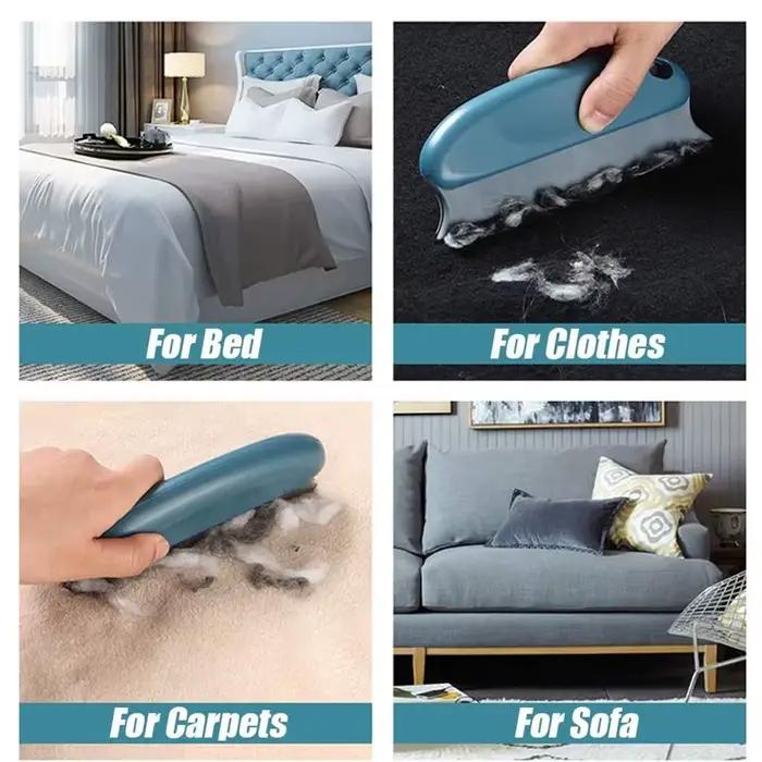 Brosse portable multifonctionnelle anti-peluches pour animaux de compagnie, dépoussiéreur de tissu F