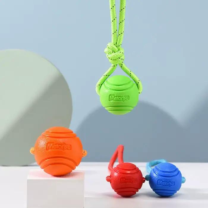 Jouets de balle pour chien, balle en caoutchouc gonflable, jouets à mâcher, balle de jouet pour chie