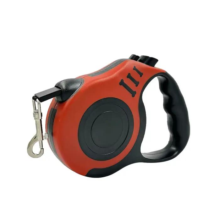 Laisse rétractable automatique pour chien 3m/5m en nylon pour petits chiens et chats, corde de tract