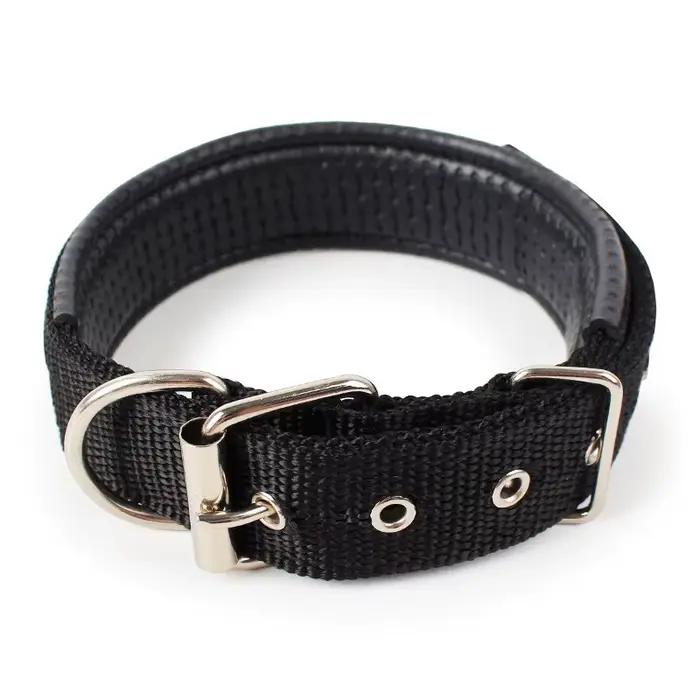 Collier réglable en nylon pour petits et grands chiens, robuste, chiot, Pitbull, produits pour anima