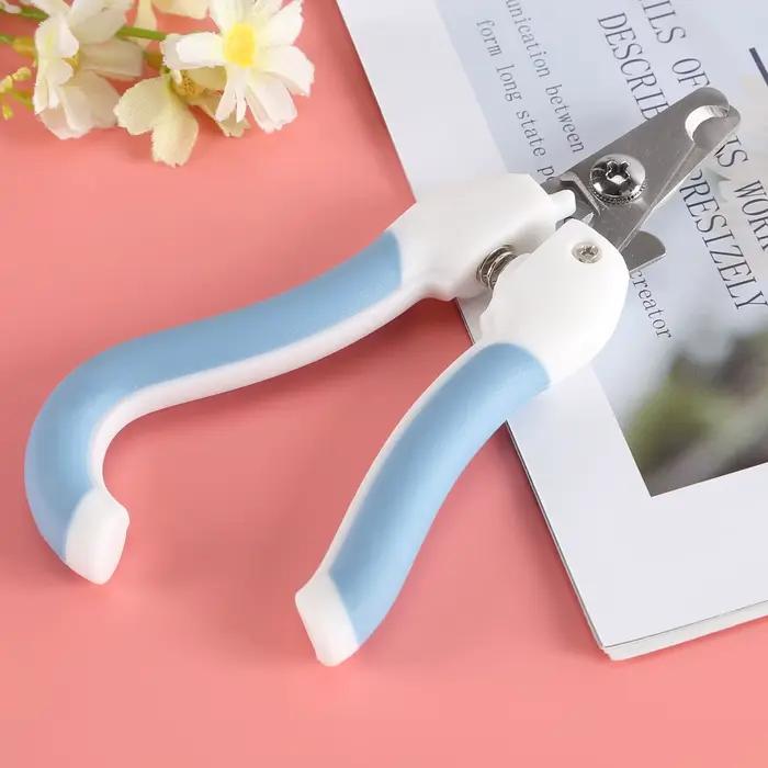 Coupe-ongles professionnel pour animaux de compagnie, en acier inoxydable, bicolore, pour chien et c