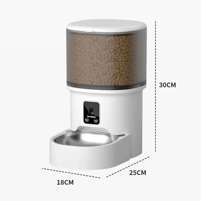4L USB bouton intelligent WIFI APP vidéo mangeoire pour animaux de compagnie automatique distributeu