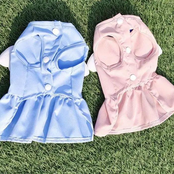 Pet Clothing For Dogs Cats Small Dog Dress Angel Wings Skirt Dog Clothes Dog Accessories Spring Summ