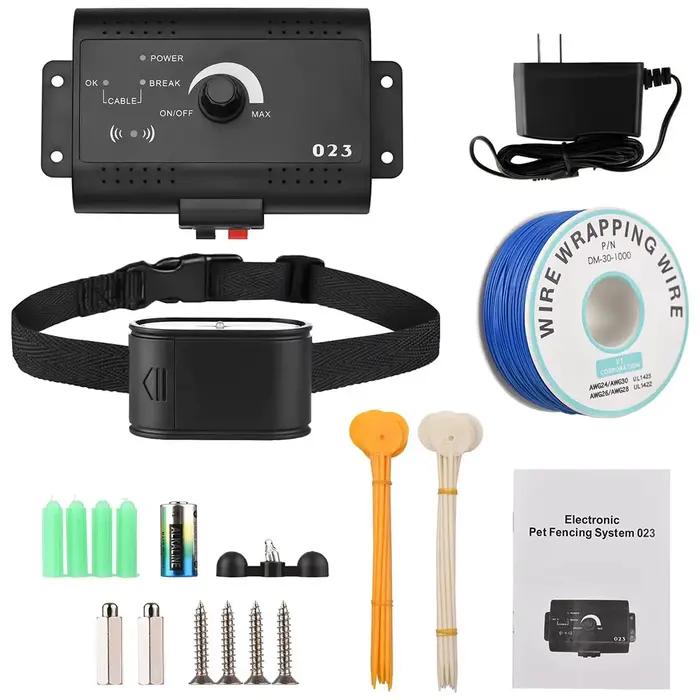 Colliers de clôture électriques pour animaux de compagnie, pour chiens tenaces, système de confineme