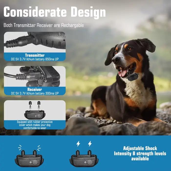 Clôture pour chien sans fil, clôture électrique pour collier de chien, système de confinement pour a