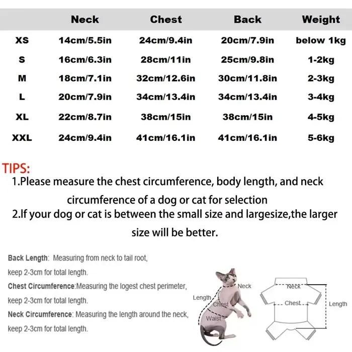 Chemise à fond rayé pour chat Sphinx, vêtements d'été mignons, vêtements respirants pour animaux de 