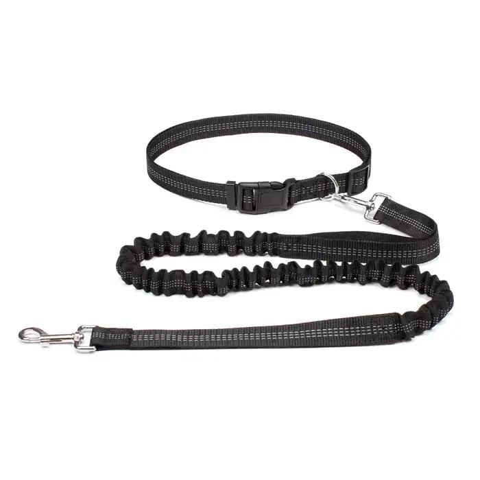 Laisse de chien mains libres pour animaux de compagnie marche course Jogging laisse de chien réglabl