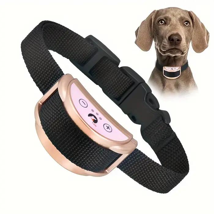 Collier de dressage pour chien, Anti-aboiement, automatique, Anti-aboiement, Rechargeable par USB, e