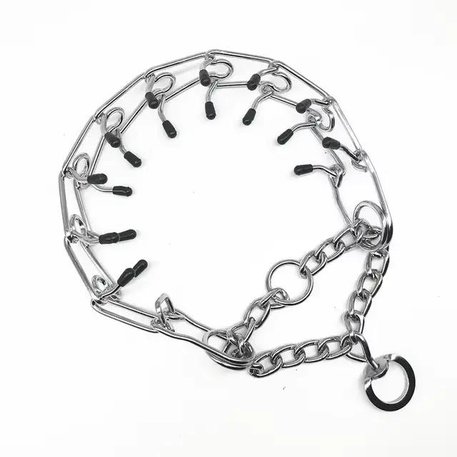Collier d'entraînement efficace pour chien, avec pointes en caoutchouc confortables, sûr, réglable, 