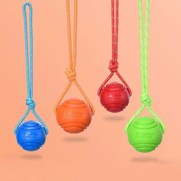 Jouets de balle pour chien, balle en caoutchouc gonflable, jouets à mâcher, balle de jouet pour chie