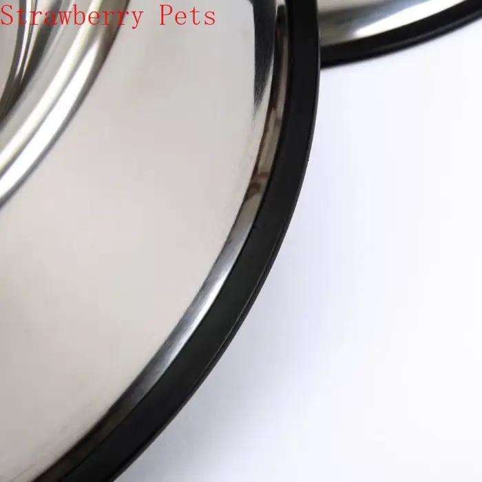 Bol en acier inoxydable pour chien, conteneur de stockage des aliments, bol de nourriture pour chien