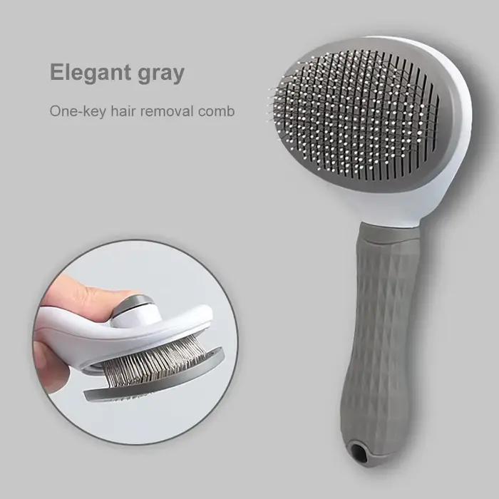 Brosse anti-poils pour chien et chat, peigne de toilettage et d'entretien pour chiens à poils longs,