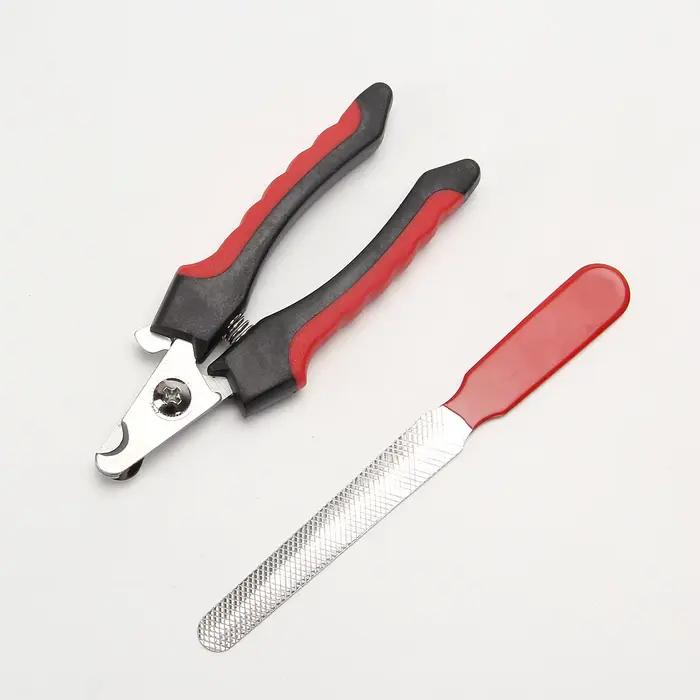 Coupe-ongles pour animaux de compagnie, en acier inoxydable, pour chien et chat, ciseaux pour chien,