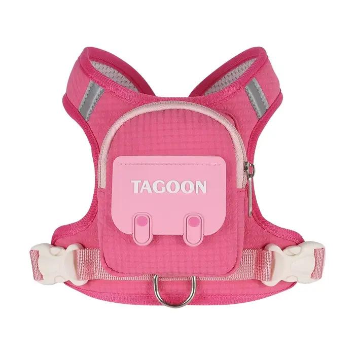 Harnais pour chien avec sac à dos et laisse - Gilet de voyage pour animaux de compagnie avec sac de 