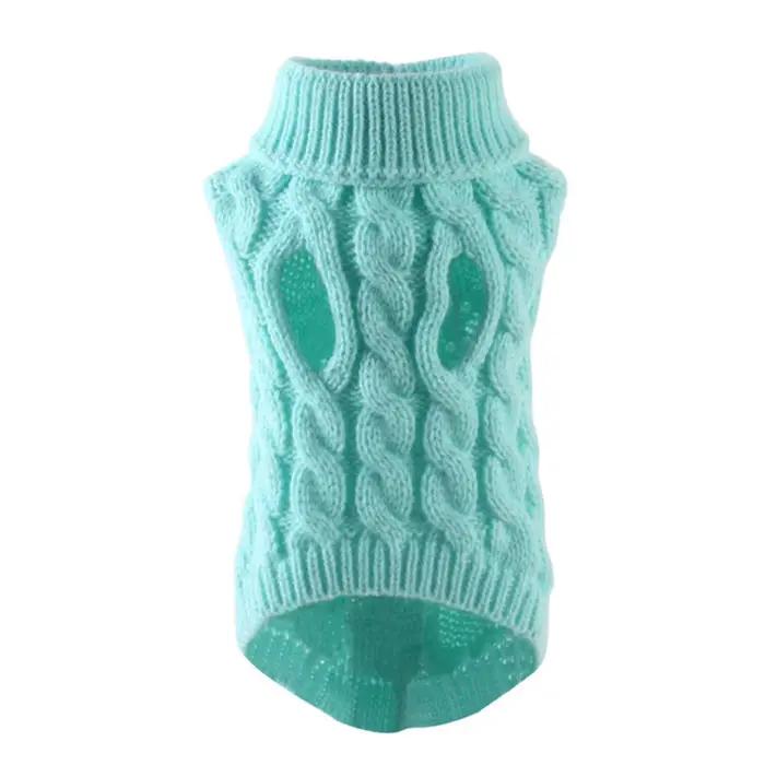 Vêtements pour animaux de compagnie, pull tendance automne-hiver, pull chaud pour chien, manteau tri