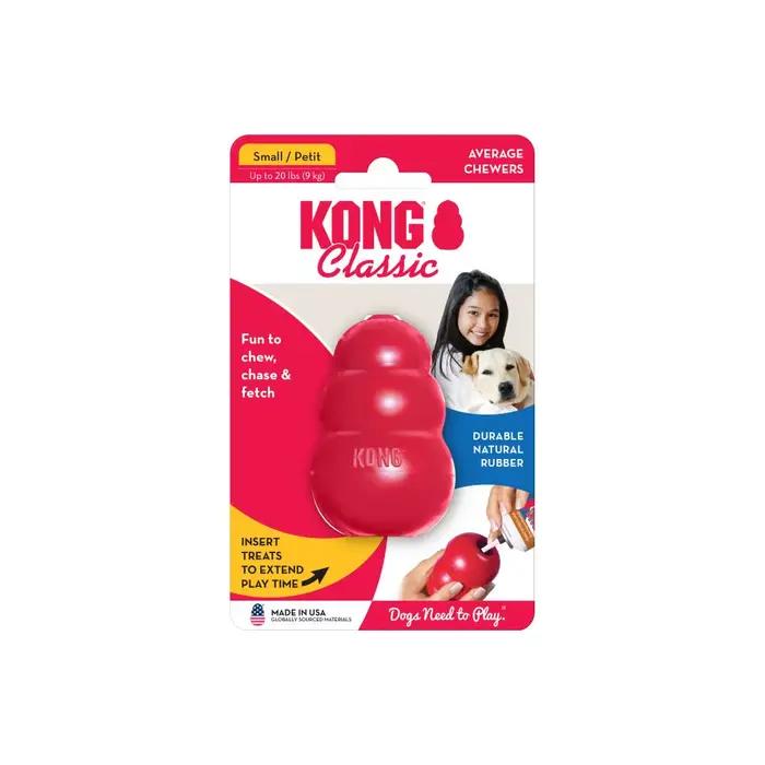 KONG-Jouet à mâcher pour chien de taille S, collection classique jusqu'à 20 artérielle (9kg)