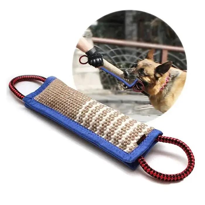 Bâtons à mâcher en jute brute pour chiens, pour nettoyer les molaires, coussinets à mâcher pour chie