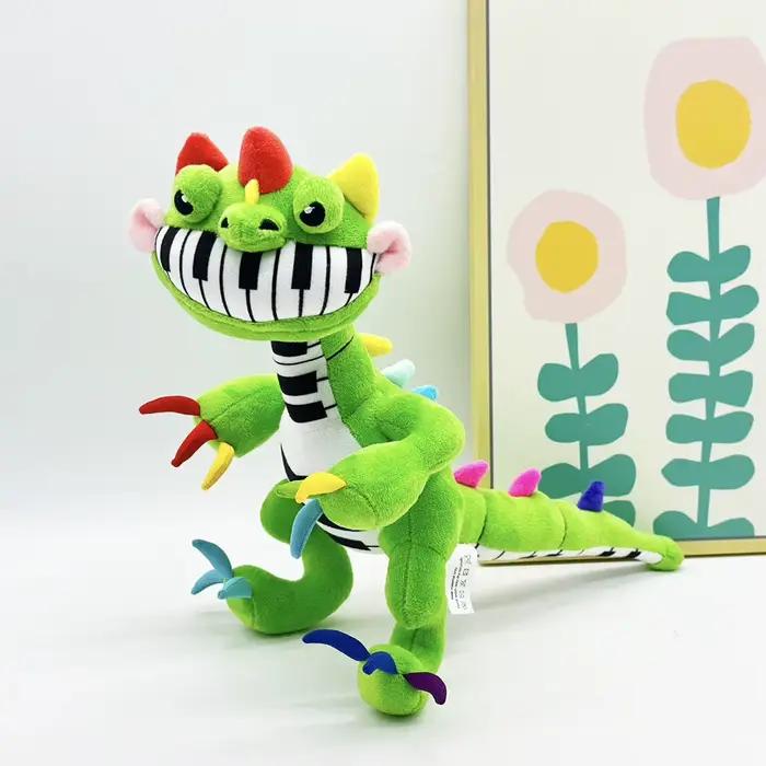 Jouet en peluche en forme de dinosaure pour animaux de compagnie, nouveau Style, Piano Saurus, jouet