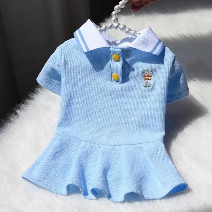 Robes Printemps-Été pour Petits Chiens, Vêtements pour Chiots, Jolies Robes Polo, Jupes pour Chats, 