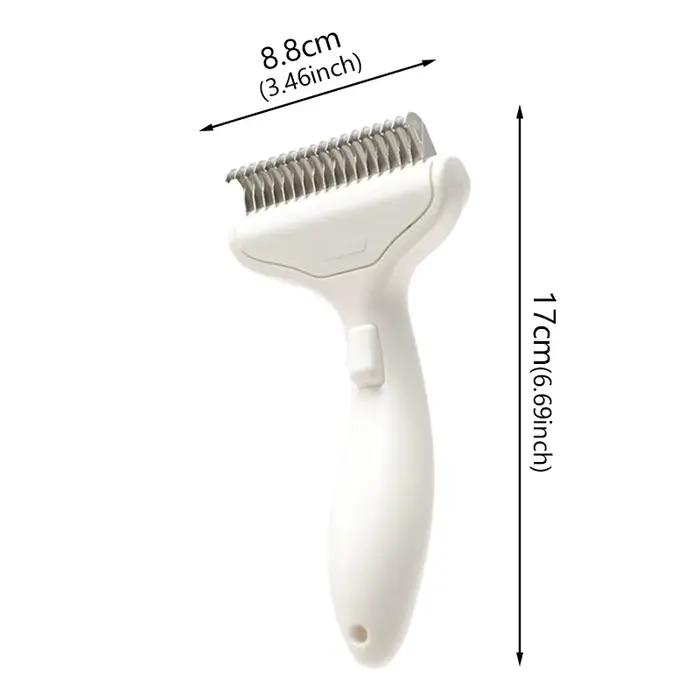 Brosse pour chien pour perdre du peigne pour chien démêlant sous-manteau râteau fraises élargies pea