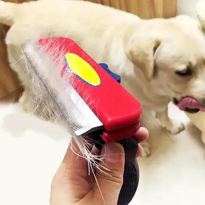 Grand peigne d'épilation pour chien, brosse pour gros chien, brosse de toilettage pour animaux de co