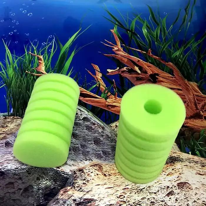 2 pièces mousse Fine filtre d'aquarium éponge pour Aquarium réservoir de poisson pompe à Air écumeur