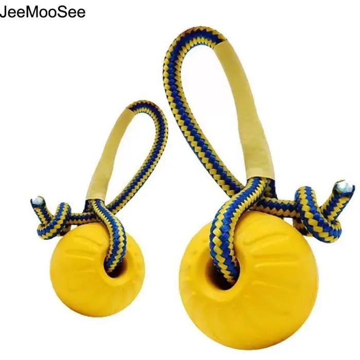 1pc dents Indestructibles morsure en caoutchouc chiot drôle balle d'entraînement jouets à mâcher jou