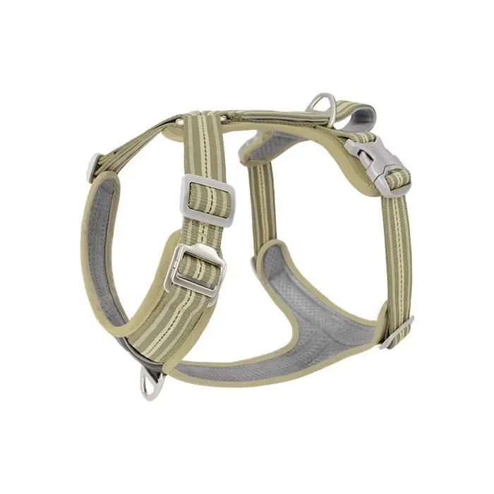 JUSTINLAU Harnais pour animaux de compagnie avec harnais réfléchissant réglable pour chien de petite