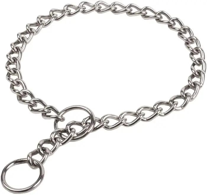 Collier de dressage sans soudure en acier inoxydable 304 pour chien - Collier de compression réglabl