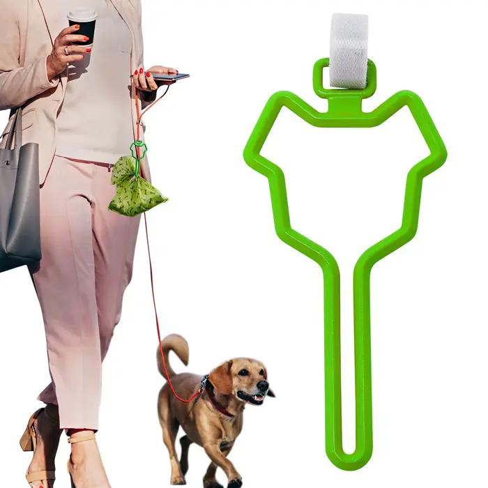 Support de sac de merde de chien, porte-sac de déchets, distributeur de laisse de chien, support mai