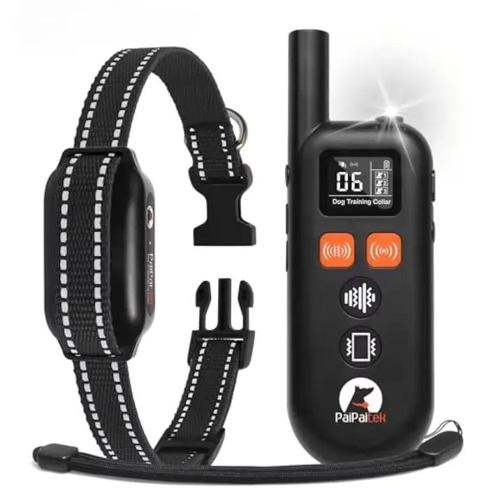 Collier de dressage pour chien sans choc 3300 pieds, collier de dressage ultrasonique pour chiens de