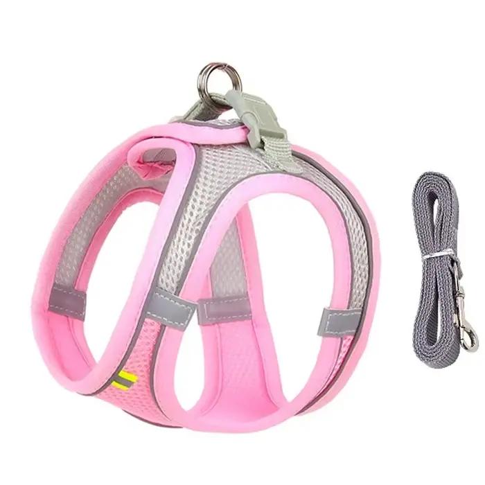 Ensemble de harnais pour chiot, accessoires pour chiens, gilet réglable pour animaux de compagnie, b