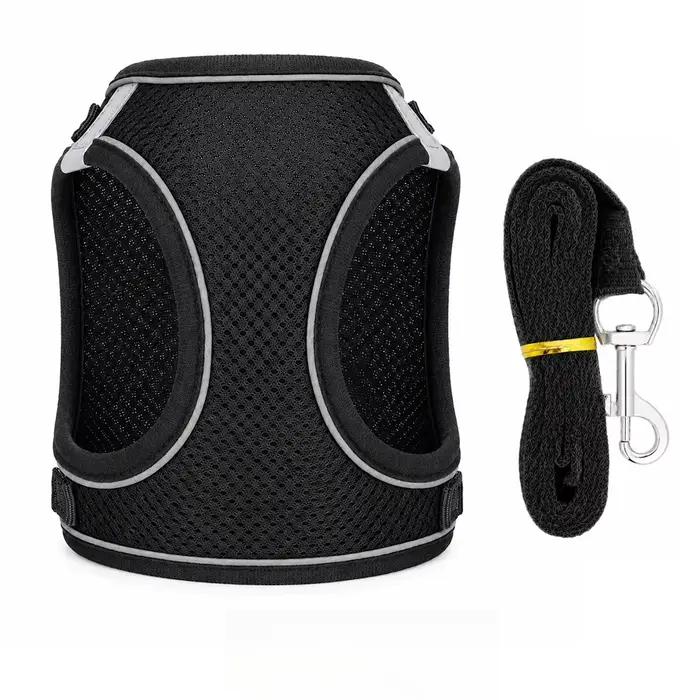 Harnais réglable pour chiot, collier pour animaux de compagnie, gilet pour chiens, bouledogue frança