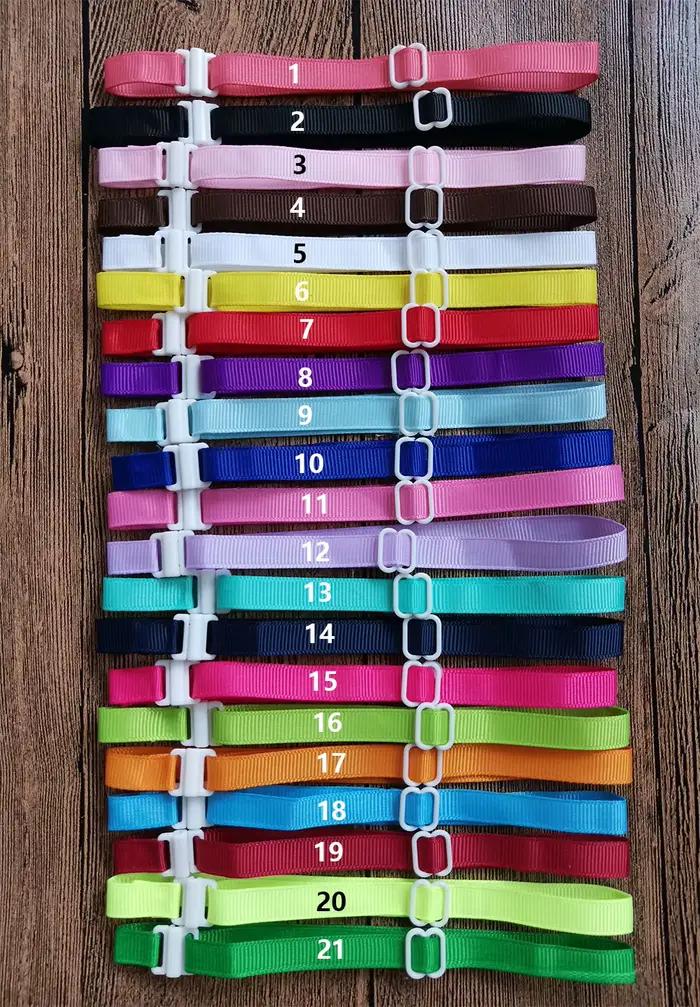 Collier nœud papillon pour chien, 100/200 pièces, ruban réglable, accessoires de toilettage pour pet