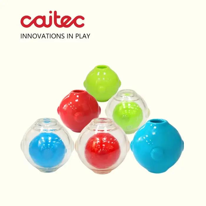 CAITEC – jouet pour chien, incroyable boule couineuse, Durable, flottant, élastique, résistant aux m