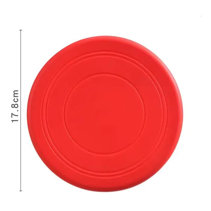 Soucoupe volante en Silicone, 7 couleurs, jouet amusant pour chien et chat, jeu pour chien, disques 