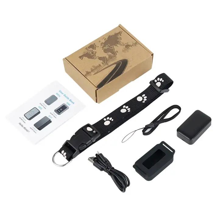 Traceur GPS étanche pour animaux de compagnie, collier de localisation réglable, appel en temps réel