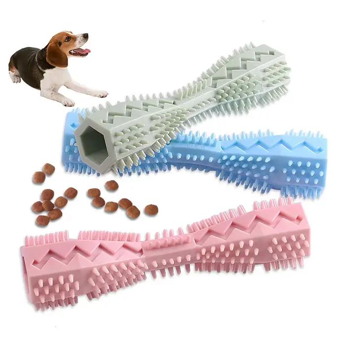 Brosse à dents pour chien, jouet à mâcher Durable, bâton en caoutchouc souple, Point de nettoyage de