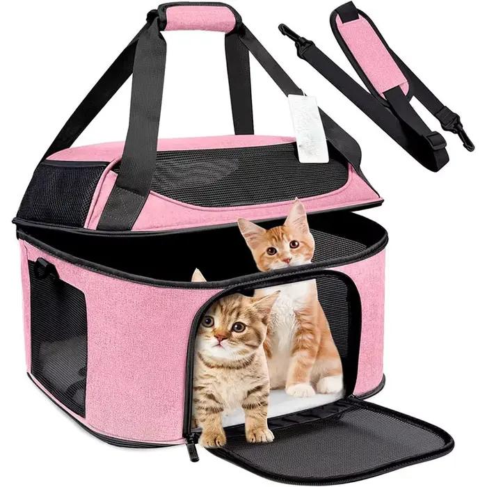 Sac à dos respirant pour chien, Portable et pliable, sac de Transport de voyage approuvé par la comp