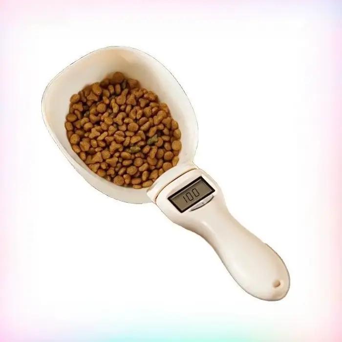 Cuillère doseuse pour aliments pour chats et chiens, cuillères de mesure électroniques intelligentes