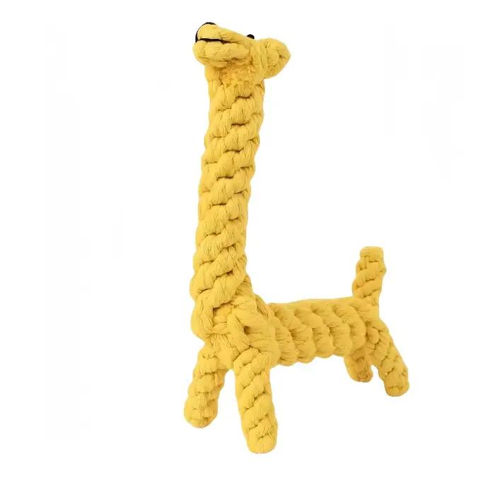 Jouets interactifs pour chiens, jouet à nœud en corde pour chiots, jouet à mâcher pour animaux de co