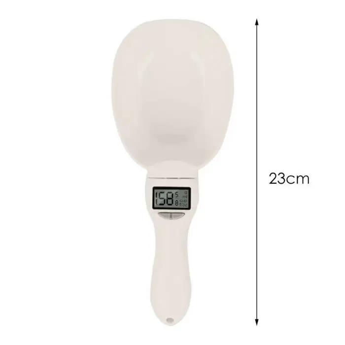 Outil de mesure électronique bol d'alimentation pour chien et chat cuillère à mesurer balance alimen
