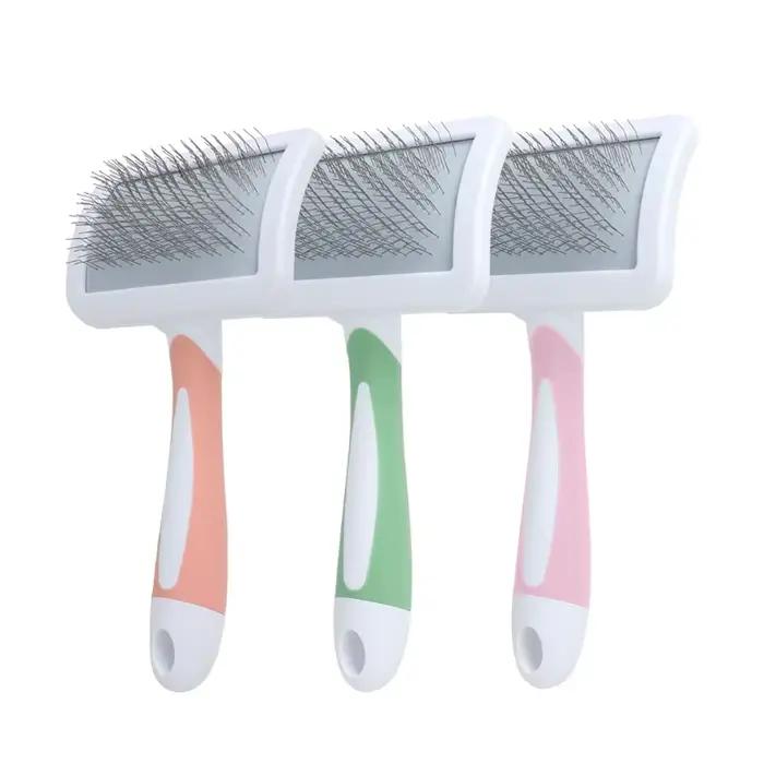 Brosse démêlante pour poils d'animaux, peigne pour chiens et chats, toilettage pour poils longs, bro