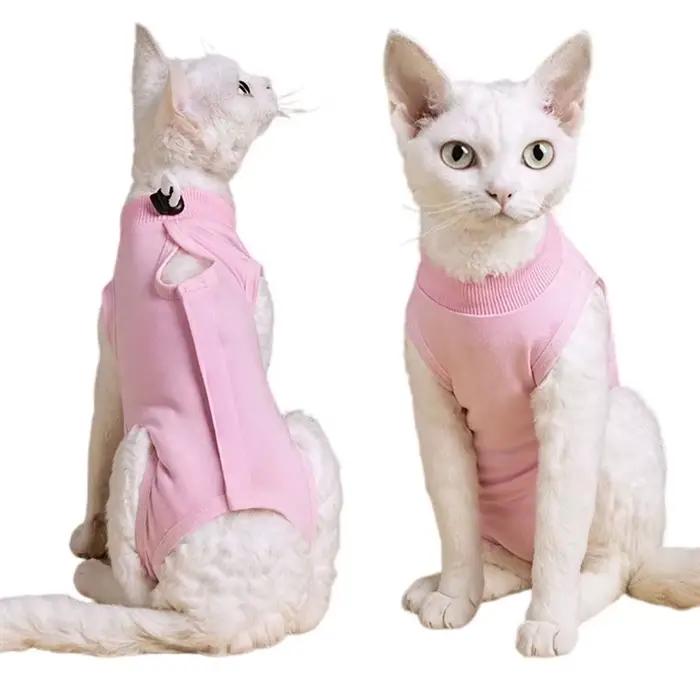 Combinaison de sevrage pour chat, vêtement de récupération anti-léchage après chirurgie, combinaison