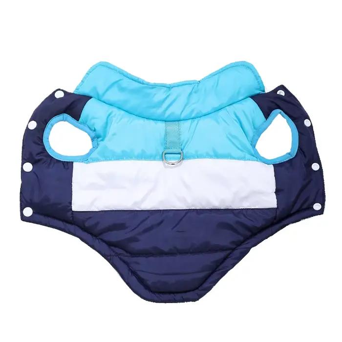 Vêtements pour chiens, veste chaude pour animaux de compagnie, avec anneau en D, gilet imperméable p