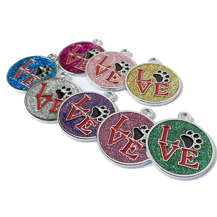 Étiquettes d'identification pour chien et chat, accessoires de décoration, étiquettes d'identificati